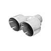 Flowmaster EXHAUST TIP/DUAL/ROUND/WELD-ON/STAINLESS PLIST/2.5IN INLET/10IN LENGTH 15391